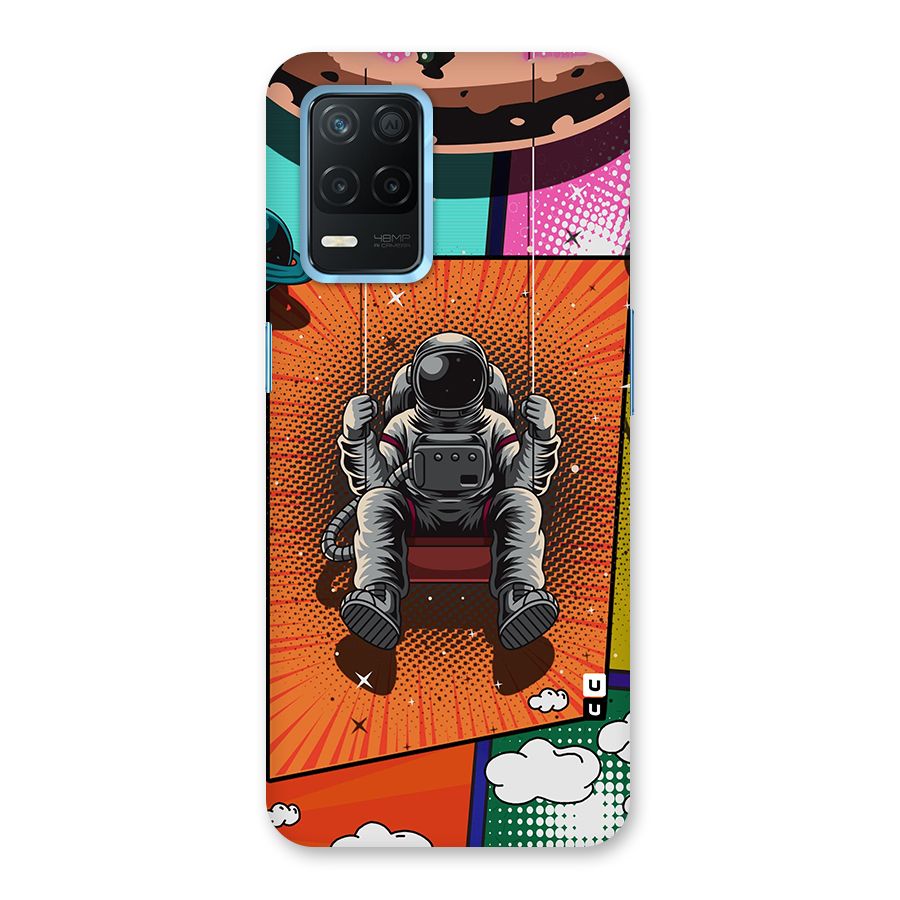 Cool Astraunaut Comic Swing Back Case for Realme 8 5G