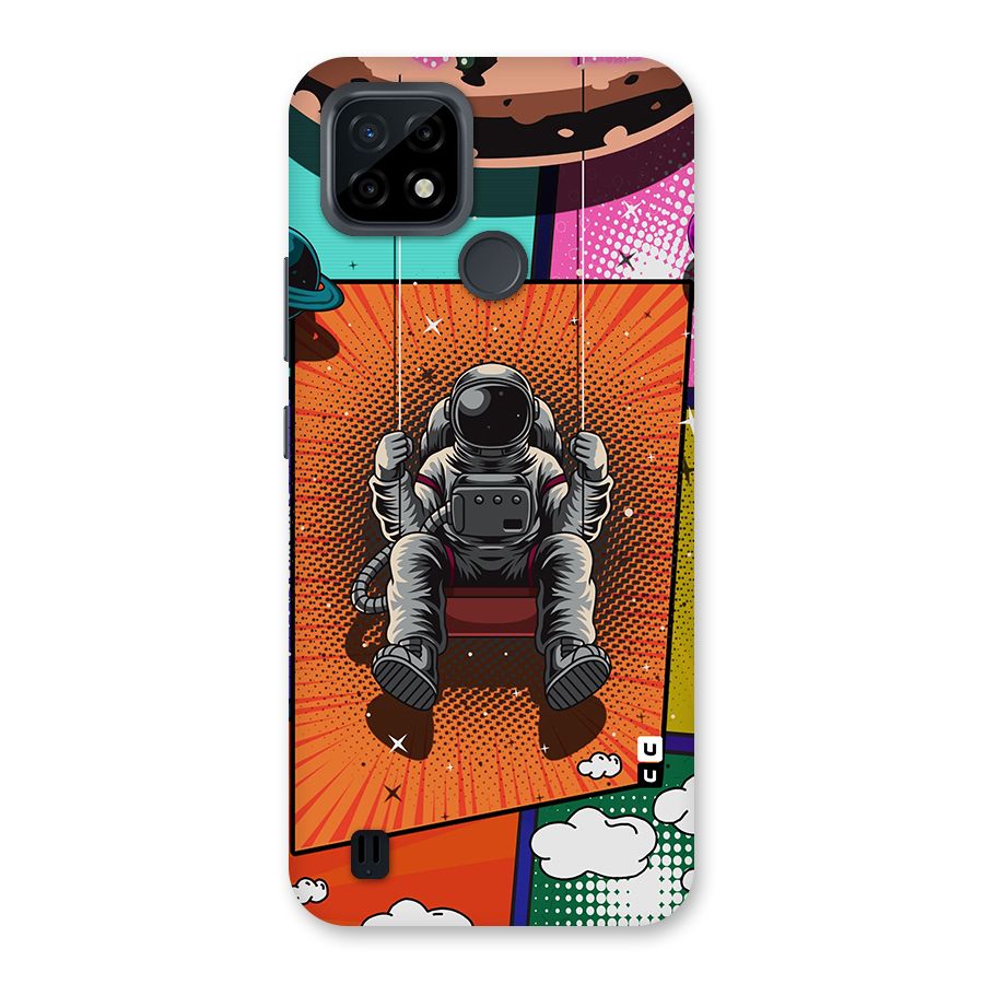 Cool Astraunaut Comic Swing Back Case for Realme C21