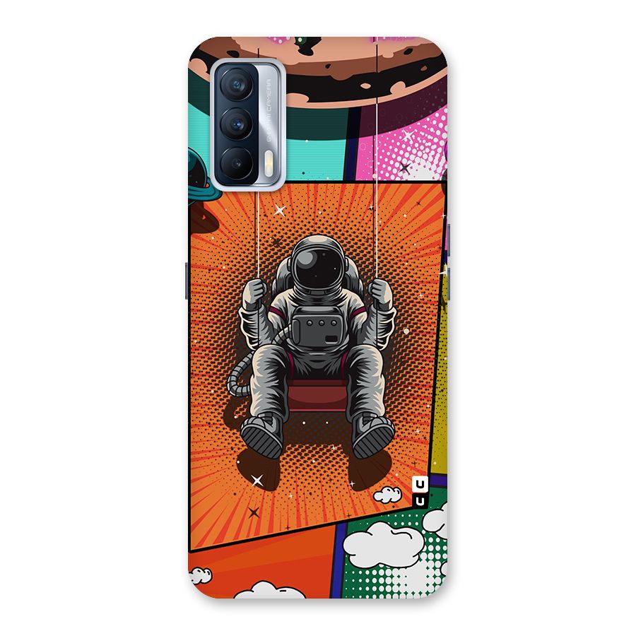 Cool Astraunaut Comic Swing Back Case for Realme X7