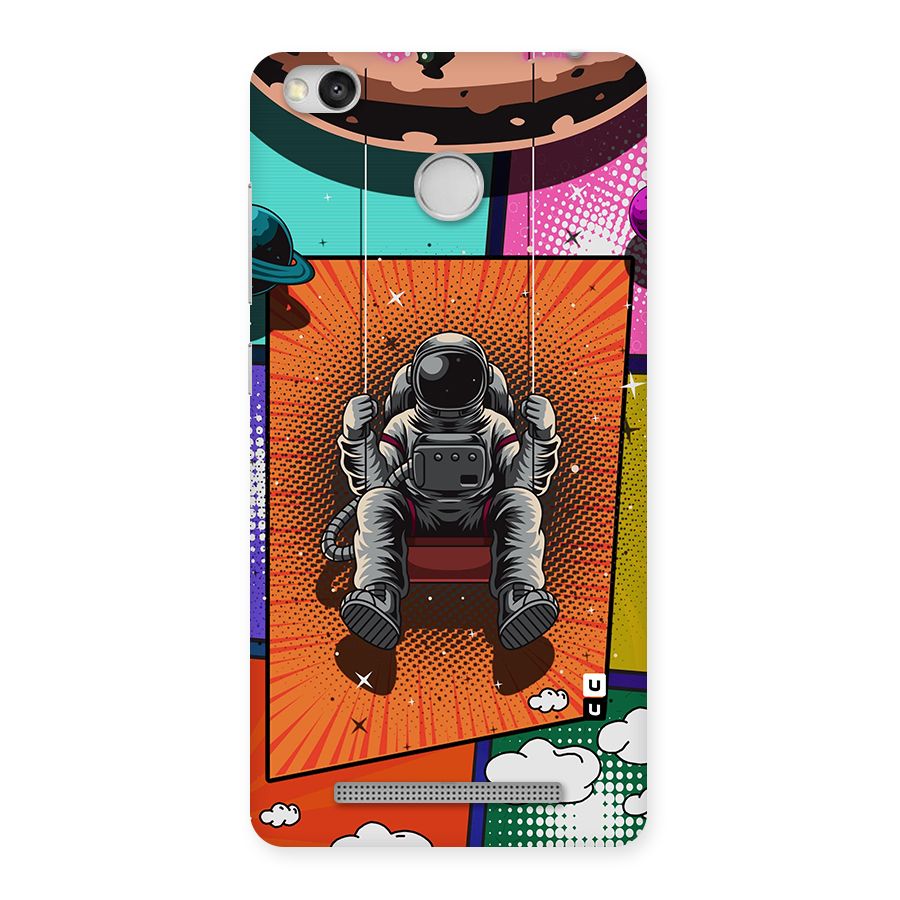 Cool Astraunaut Comic Swing Back Case for Redmi 3S Prime
