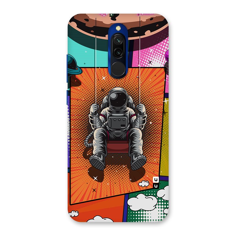 Cool Astraunaut Comic Swing Back Case for Redmi 8