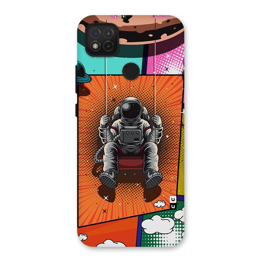 Cool Astraunaut Comic Swing Back Case for Redmi 9C