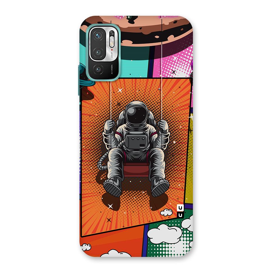 Cool Astraunaut Comic Swing Back Case for Redmi Note 10T 5G