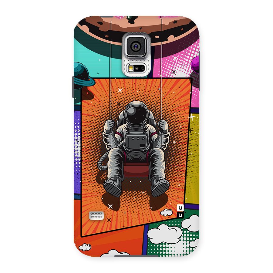 Cool Astraunaut Comic Swing Back Case for Samsung Galaxy S5