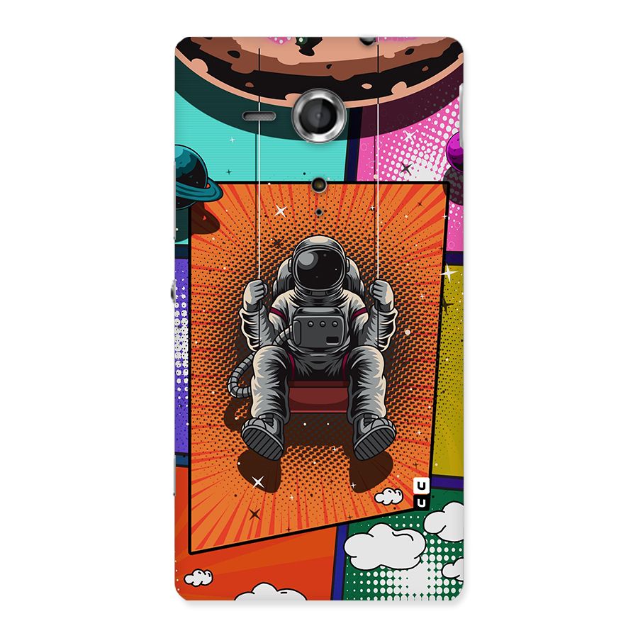Cool Astraunaut Comic Swing Back Case for Sony Xperia SP