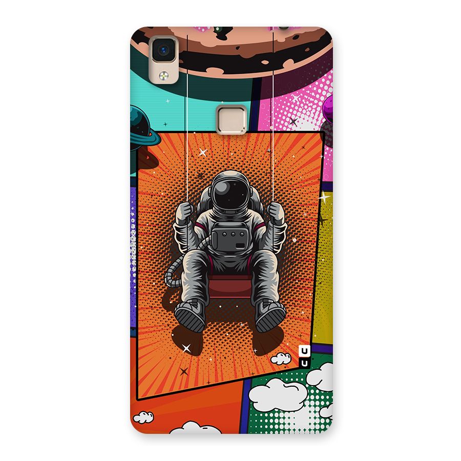Cool Astraunaut Comic Swing Back Case for V3 Max