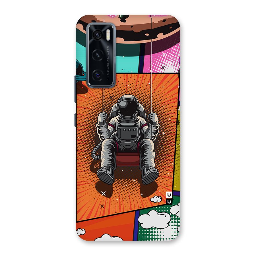 Cool Astraunaut Comic Swing Back Case for Vivo V20 SE
