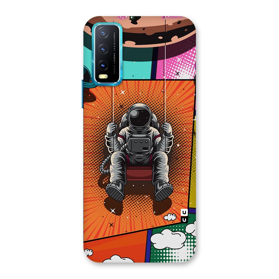 Cool Astraunaut Comic Swing Back Case for Vivo Y20A