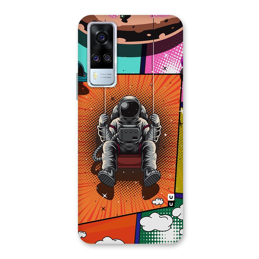 Cool Astraunaut Comic Swing Back Case for Vivo Y31