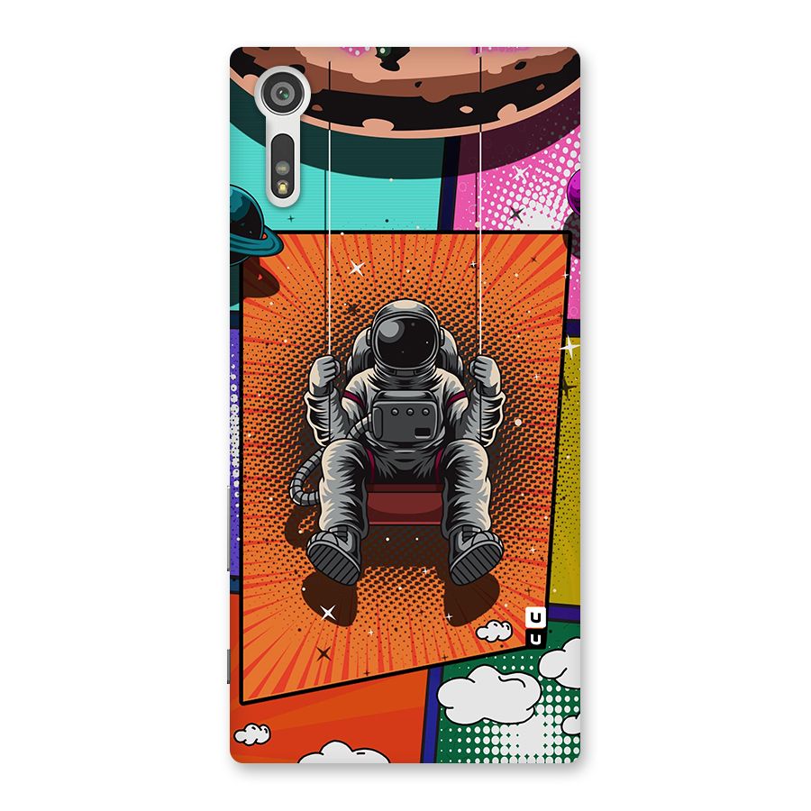 Cool Astraunaut Comic Swing Back Case for Xperia XZ