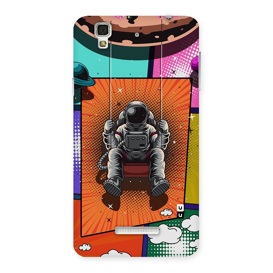 Cool Astraunaut Comic Swing Back Case for Yu Yureka