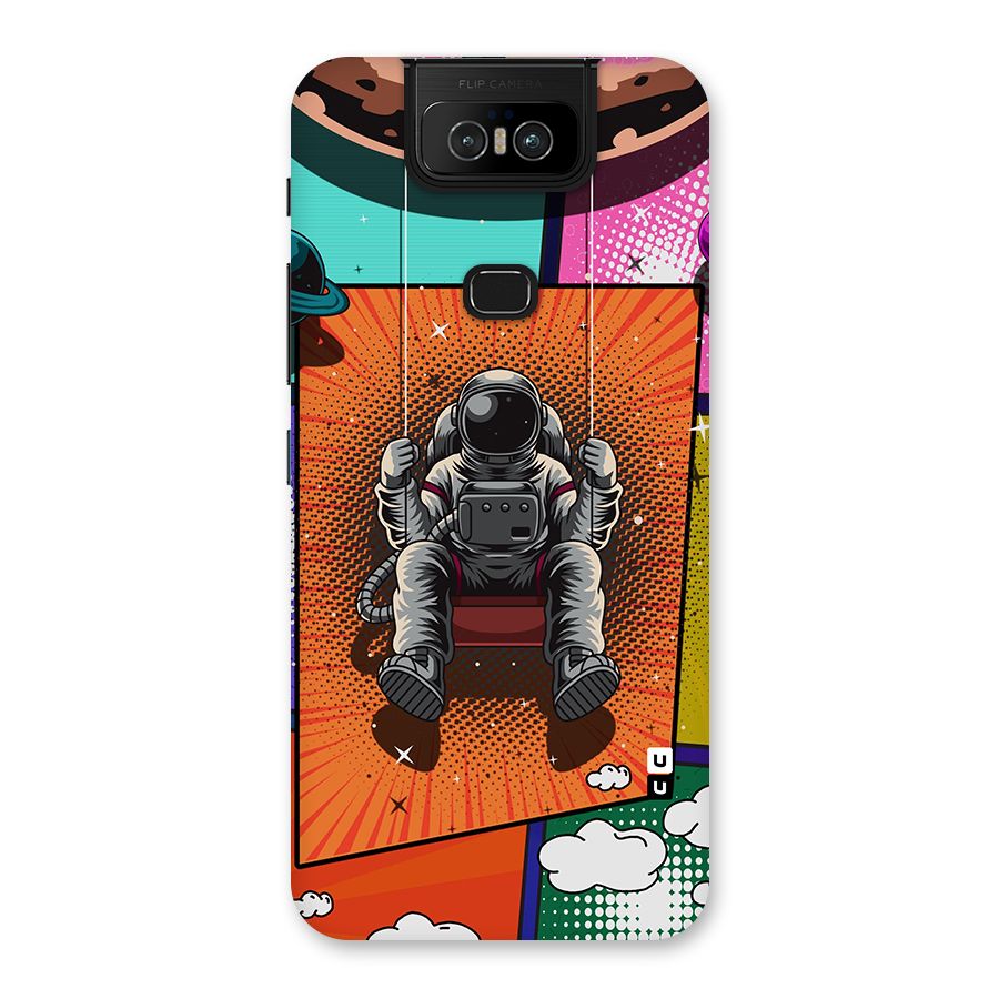 Cool Astraunaut Comic Swing Back Case for Zenfone 6z