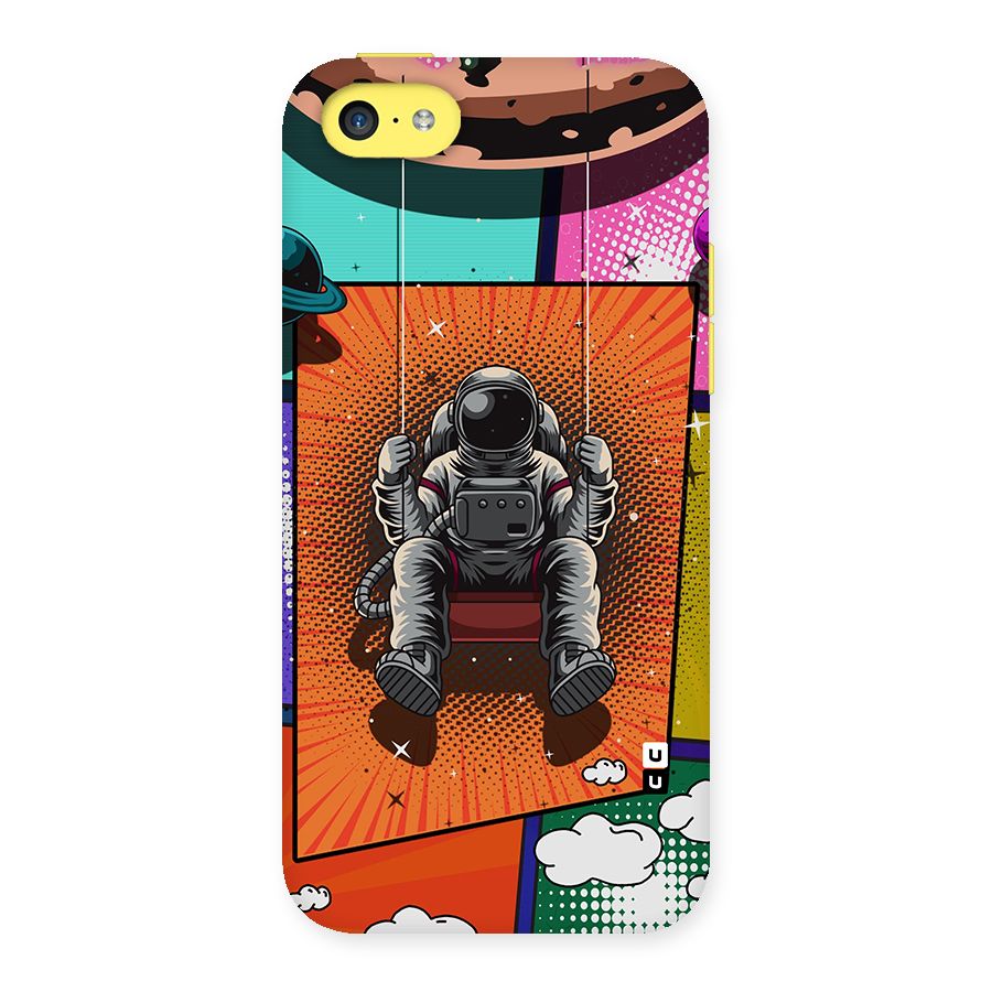 Cool Astraunaut Comic Swing Back Case for iPhone 5C