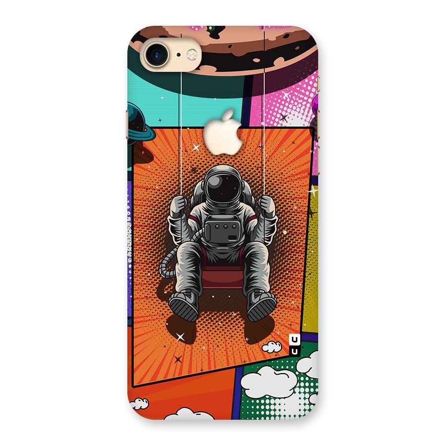 Cool Astraunaut Comic Swing Back Case for iPhone 7 Apple Cut