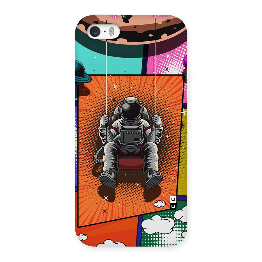 Cool Astraunaut Comic Swing Back Case for iPhone SE