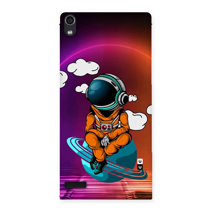Cool Astraunaut Relaxing Back Case for Ascend P6