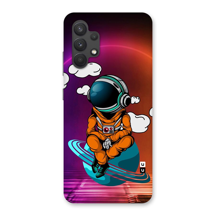 Cool Astraunaut Relaxing Back Case for Galaxy A32