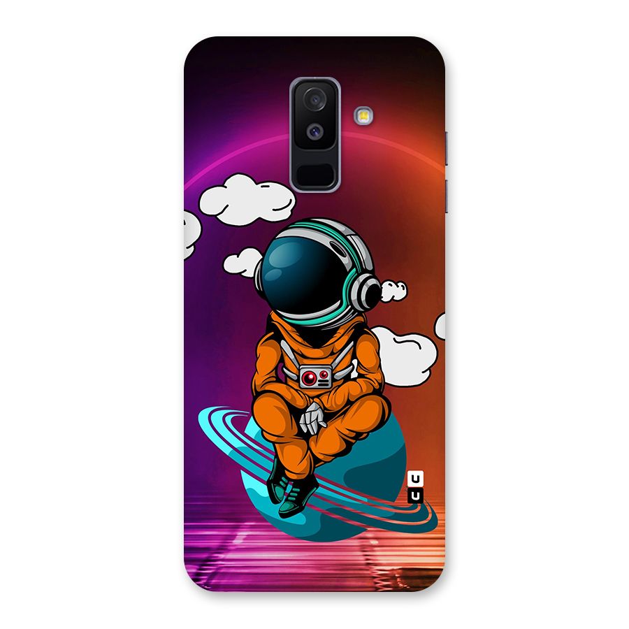 Cool Astraunaut Relaxing Back Case for Galaxy A6 Plus