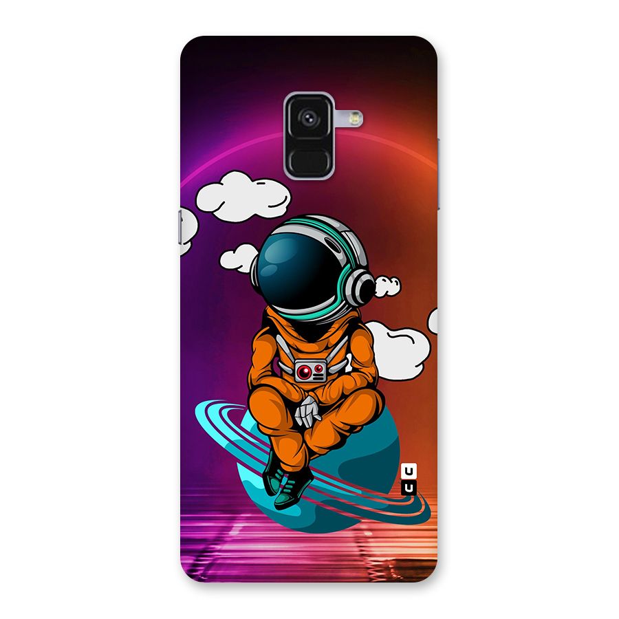 Cool Astraunaut Relaxing Back Case for Galaxy A8 Plus