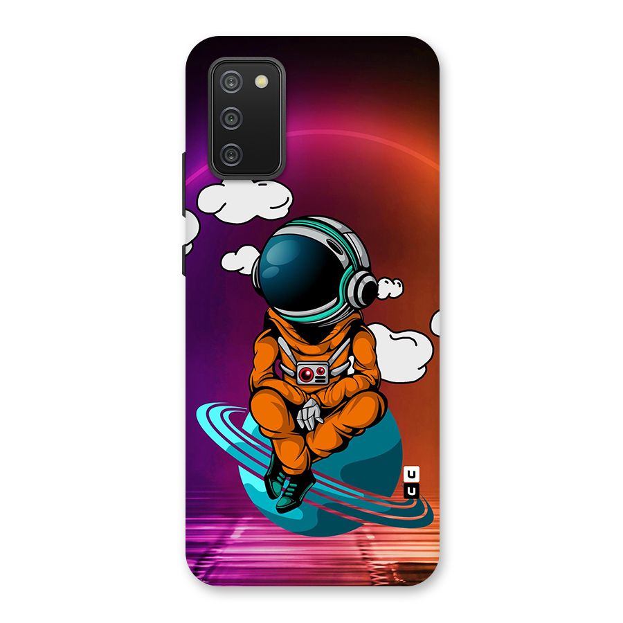 Cool Astraunaut Relaxing Back Case for Galaxy M02s