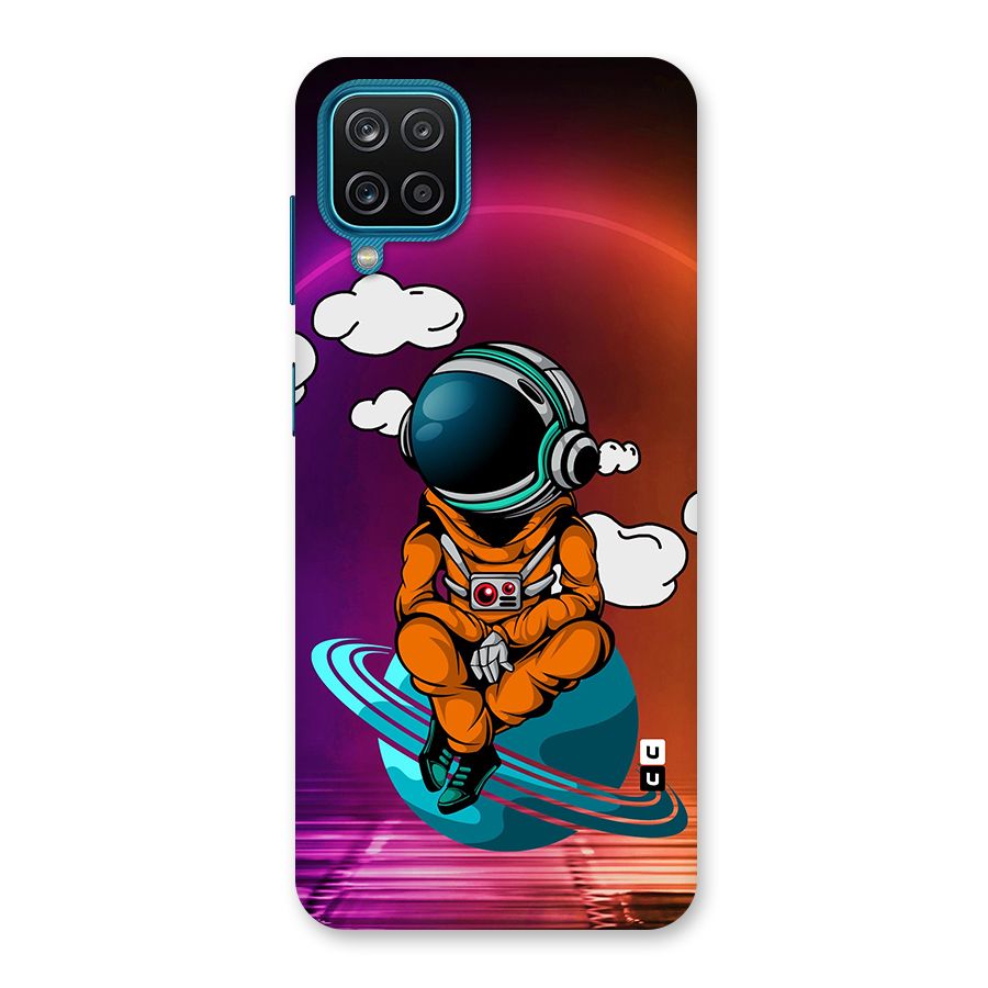 Cool Astraunaut Relaxing Back Case for Galaxy M12
