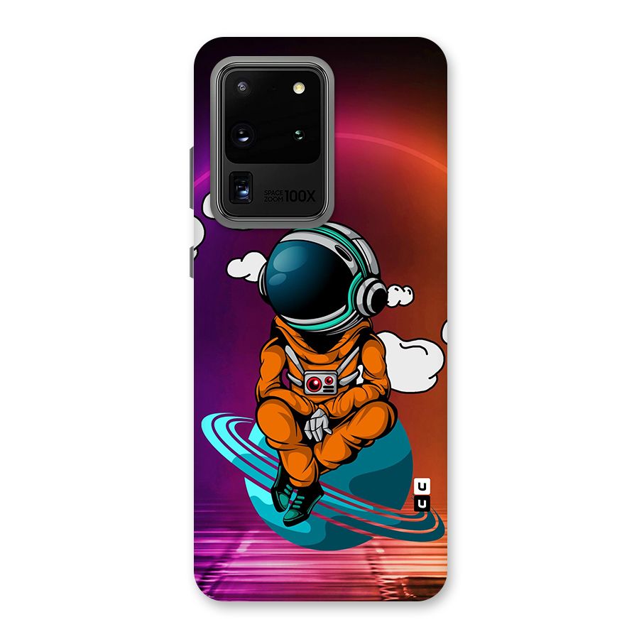 Cool Astraunaut Relaxing Back Case for Galaxy S20 Ultra