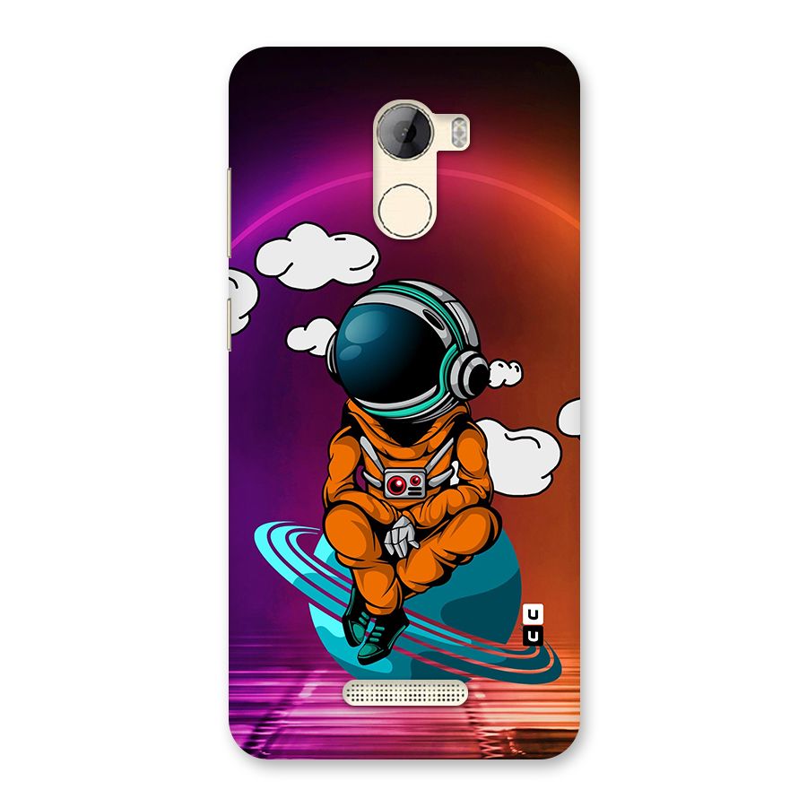 Cool Astraunaut Relaxing Back Case for Gionee A1 LIte