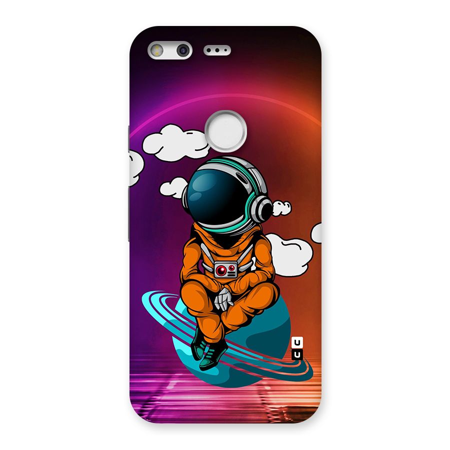 Cool Astraunaut Relaxing Back Case for Google Pixel
