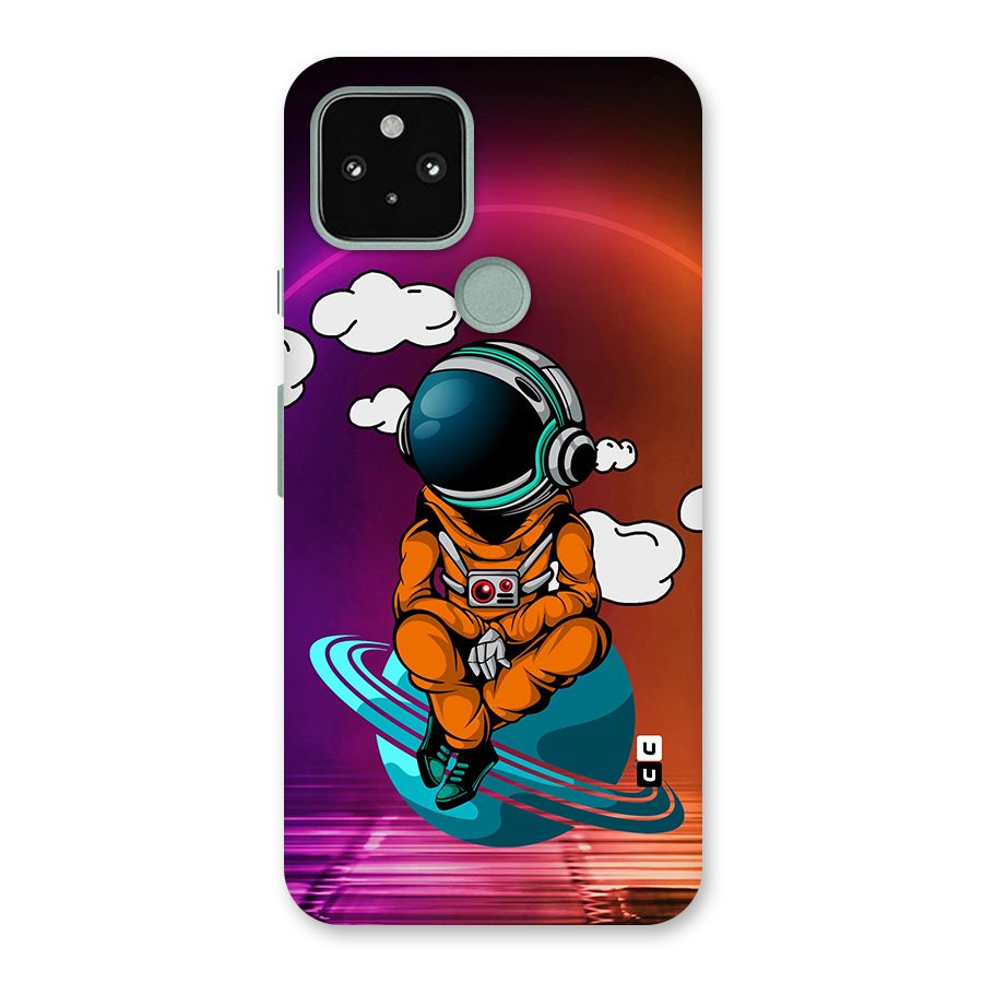 Cool Astraunaut Relaxing Back Case for Google Pixel 5