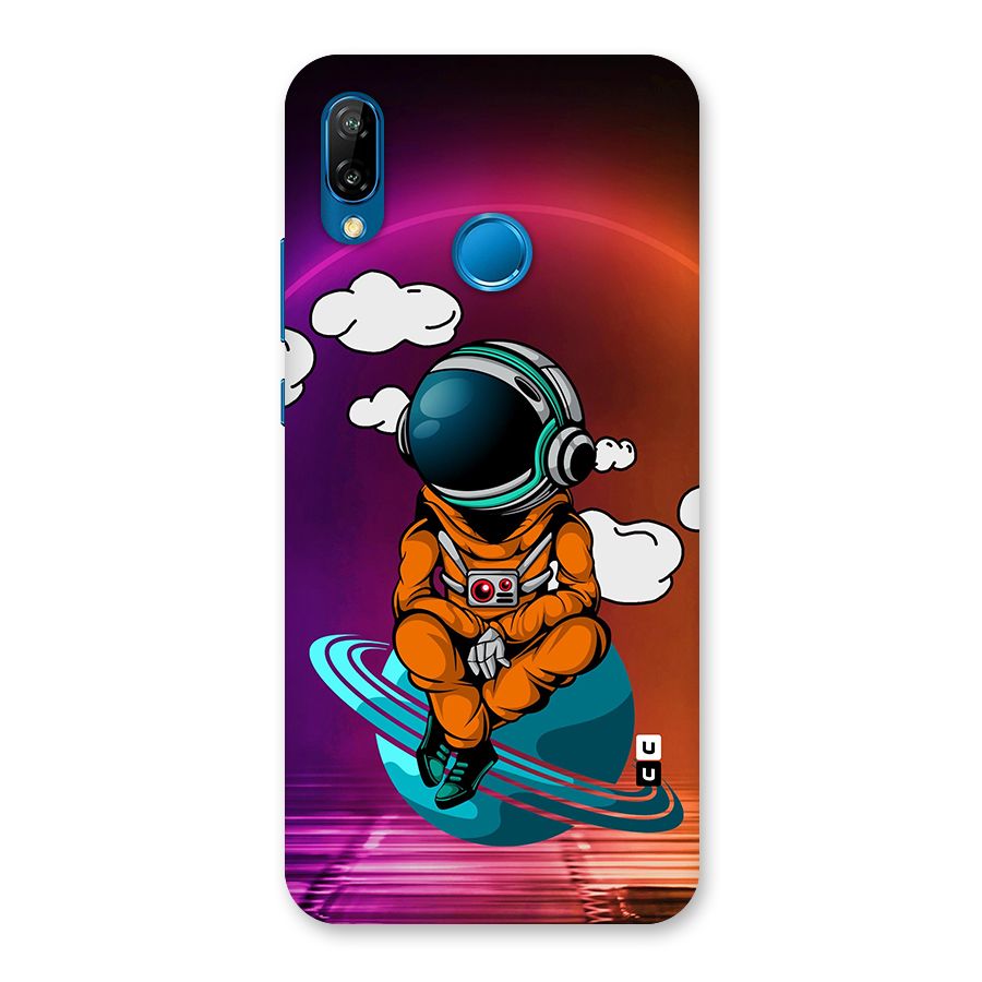 Cool Astraunaut Relaxing Back Case for Huawei P20 Lite