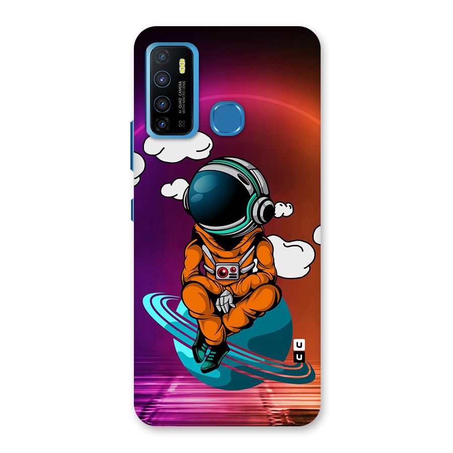 Cool Astraunaut Relaxing Back Case for Infinix Hot 9
