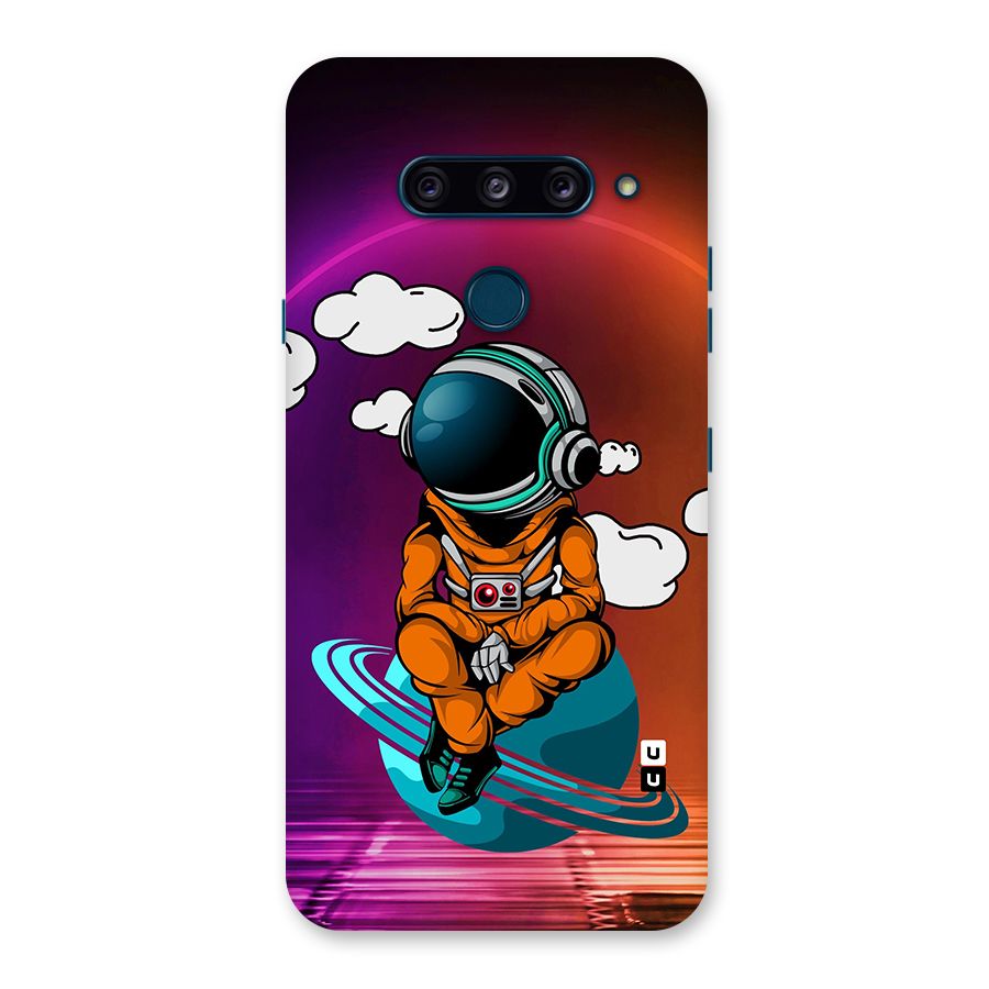 Cool Astraunaut Relaxing Back Case for LG  V40 ThinQ