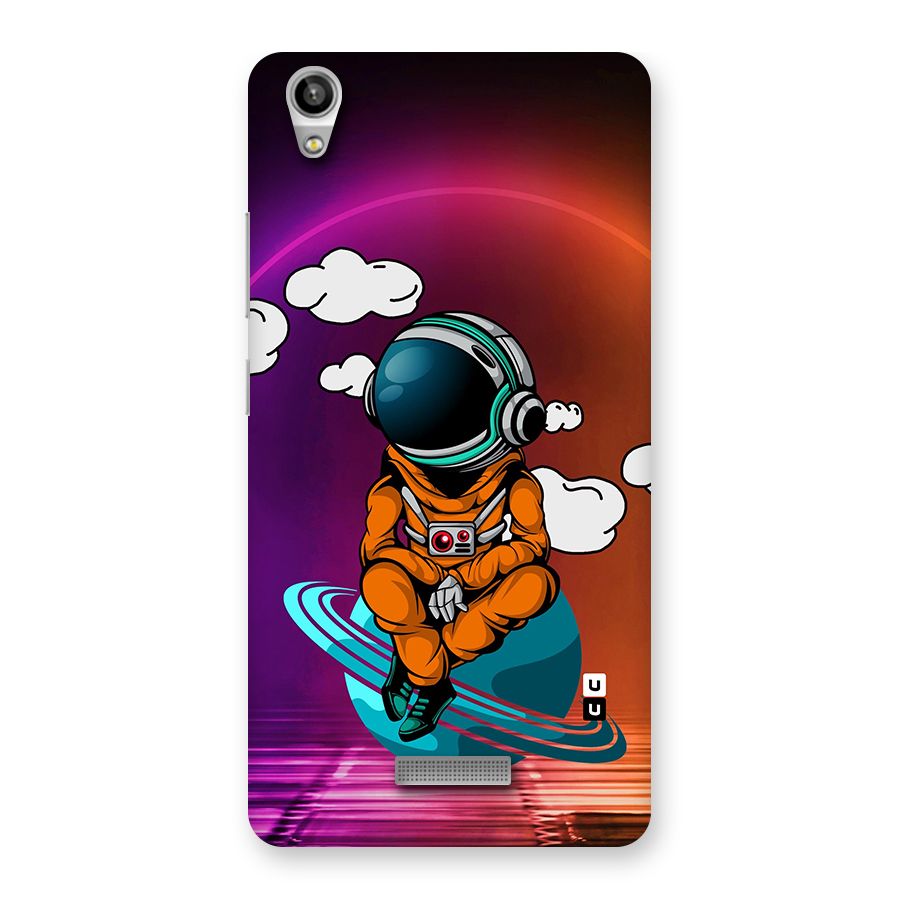 Cool Astraunaut Relaxing Back Case for Lava-Pixel-V1