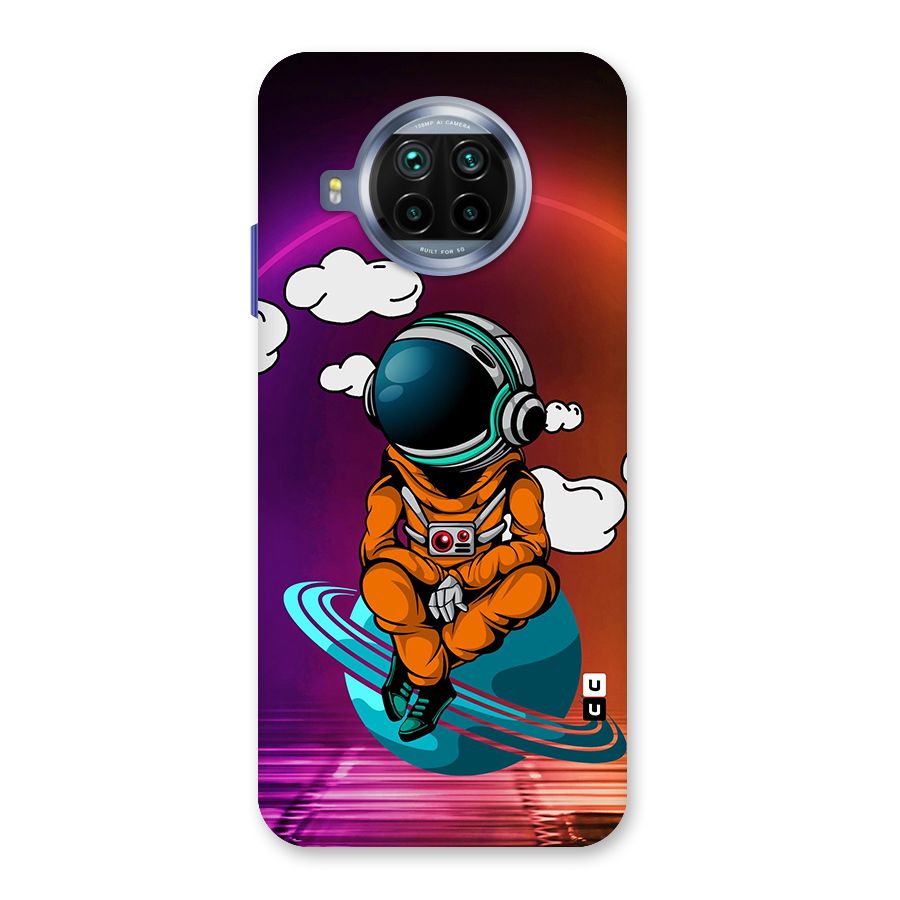 Cool Astraunaut Relaxing Glass Back Case for Mi 10i