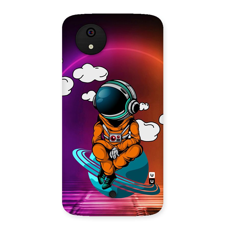 Cool Astraunaut Relaxing Back Case for Micromax Canvas A1