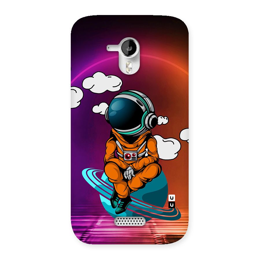 Cool Astraunaut Relaxing Back Case for Micromax Canvas HD A116