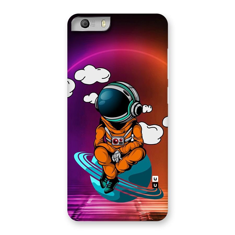 Cool Astraunaut Relaxing Back Case for Micromax Canvas Knight 2