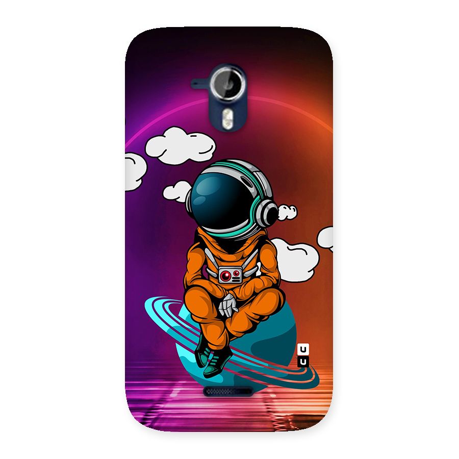 Cool Astraunaut Relaxing Back Case for Micromax Canvas Magnus A117