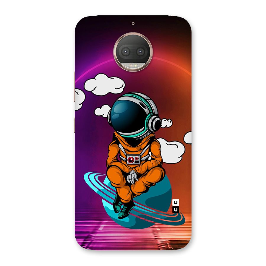 Cool Astraunaut Relaxing Back Case for Moto G5s Plus