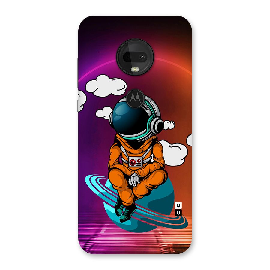 Cool Astraunaut Relaxing Back Case for Moto G7