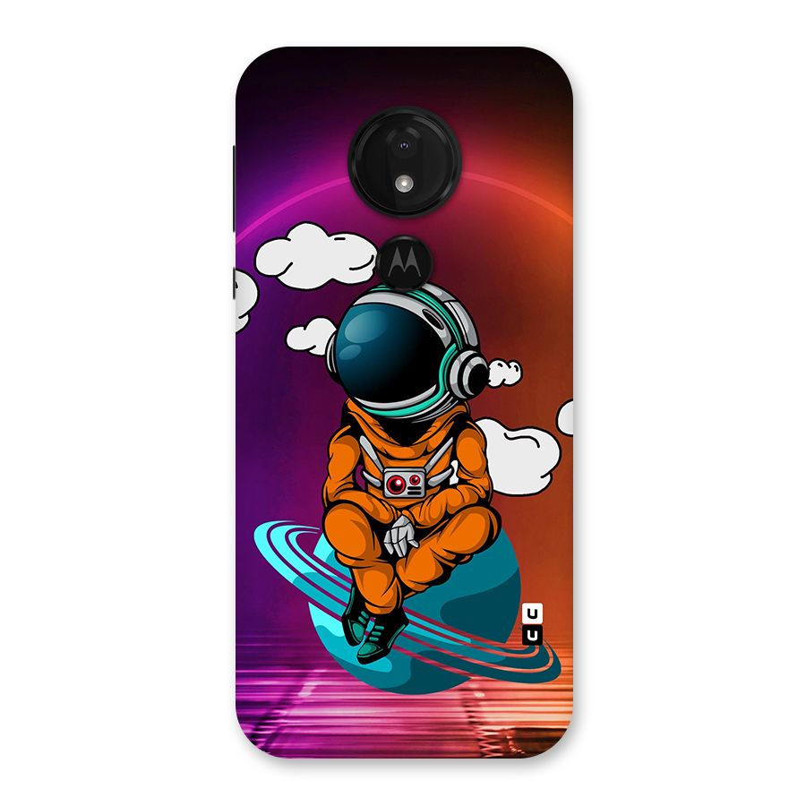 Cool Astraunaut Relaxing Back Case for Moto G7 Power
