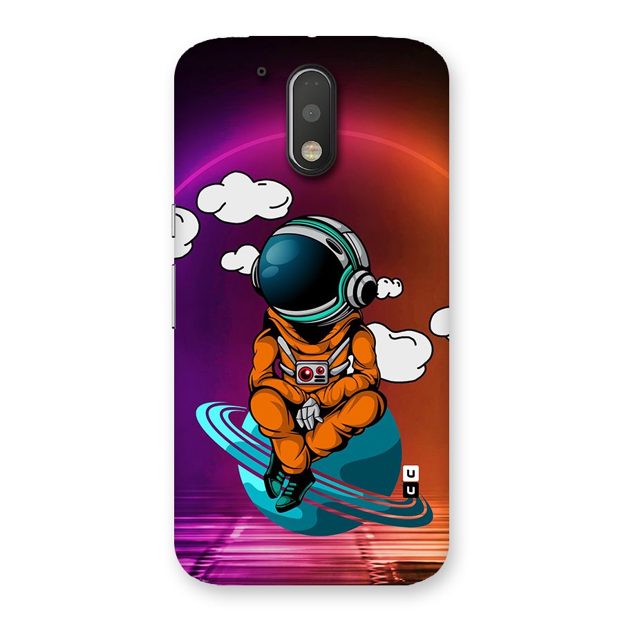 Cool Astraunaut Relaxing Back Case for Motorola Moto G4 Plus