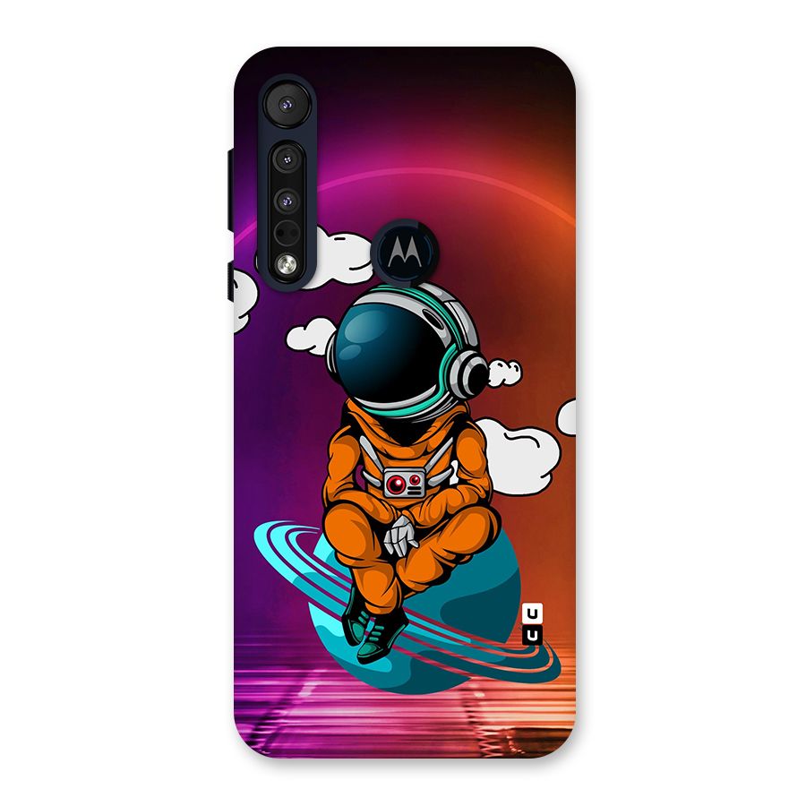 Cool Astraunaut Relaxing Back Case for Motorola One Macro