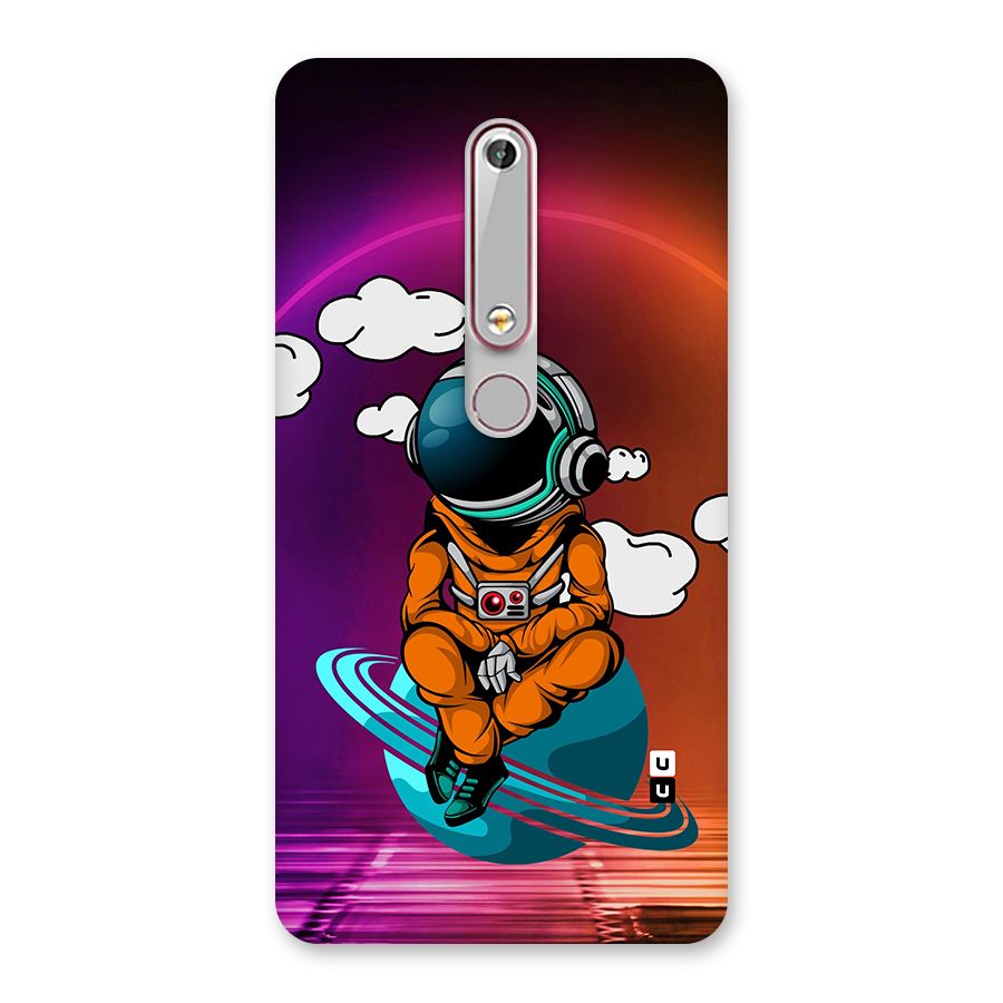Cool Astraunaut Relaxing Back Case for Nokia 6.1