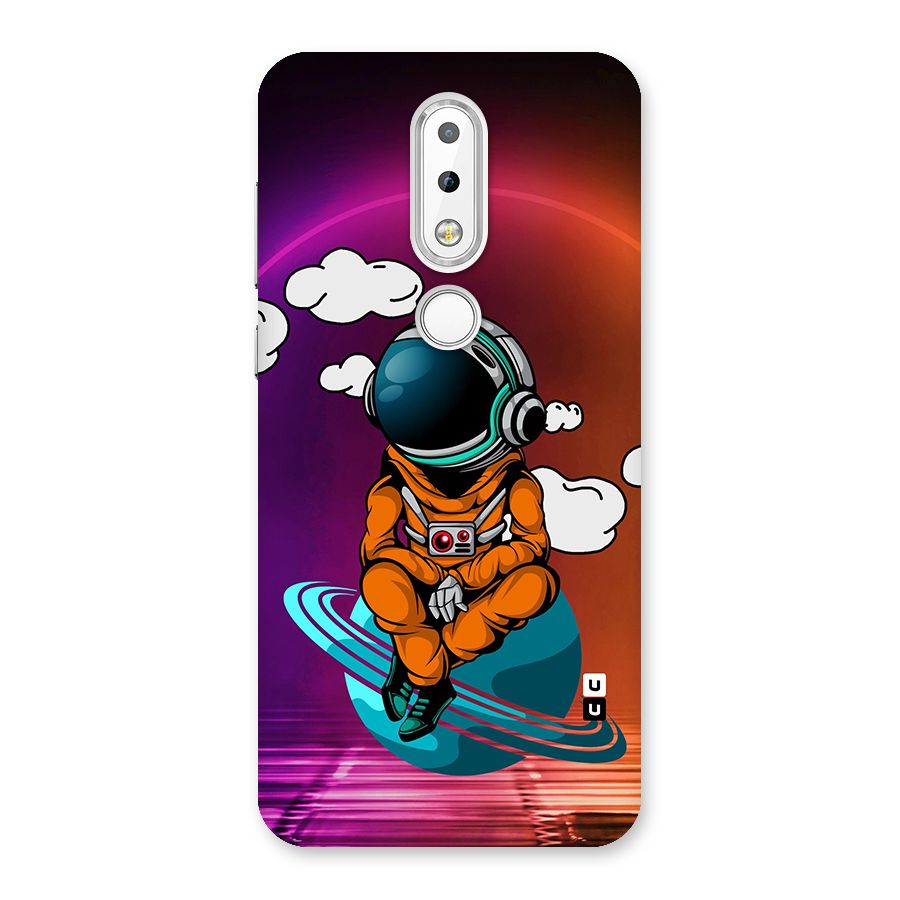Cool Astraunaut Relaxing Back Case for Nokia 6.1 Plus