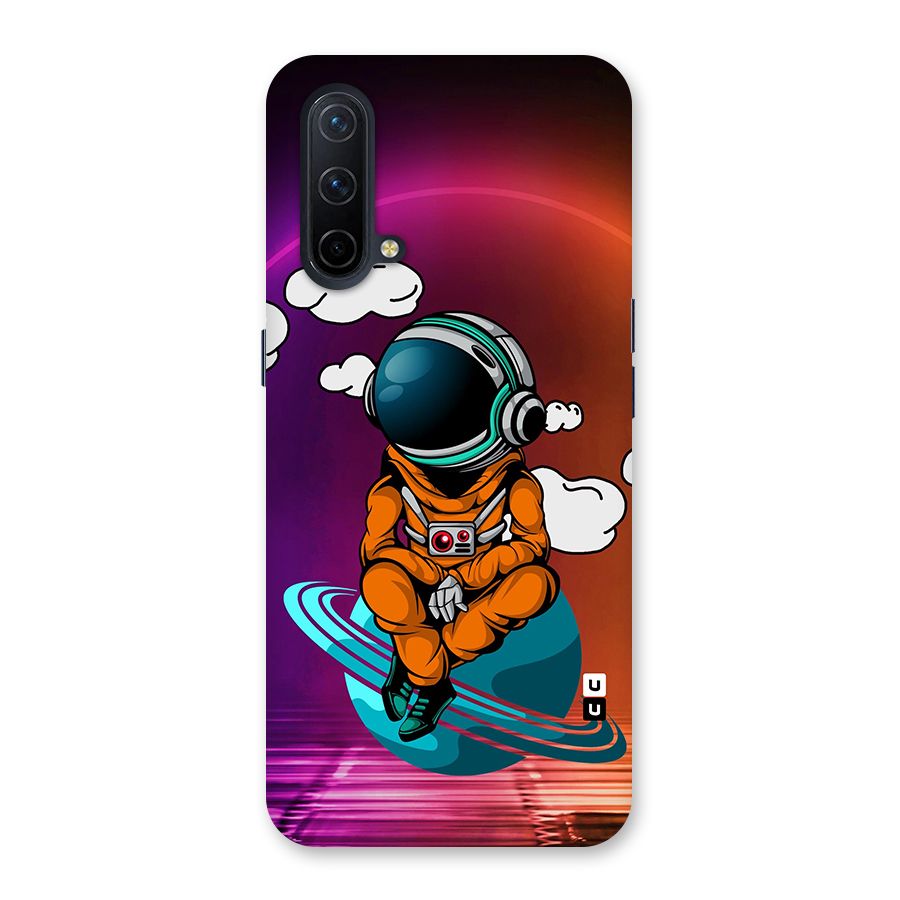 Cool Astraunaut Relaxing Glass Back Case for OnePlus Nord CE 5G