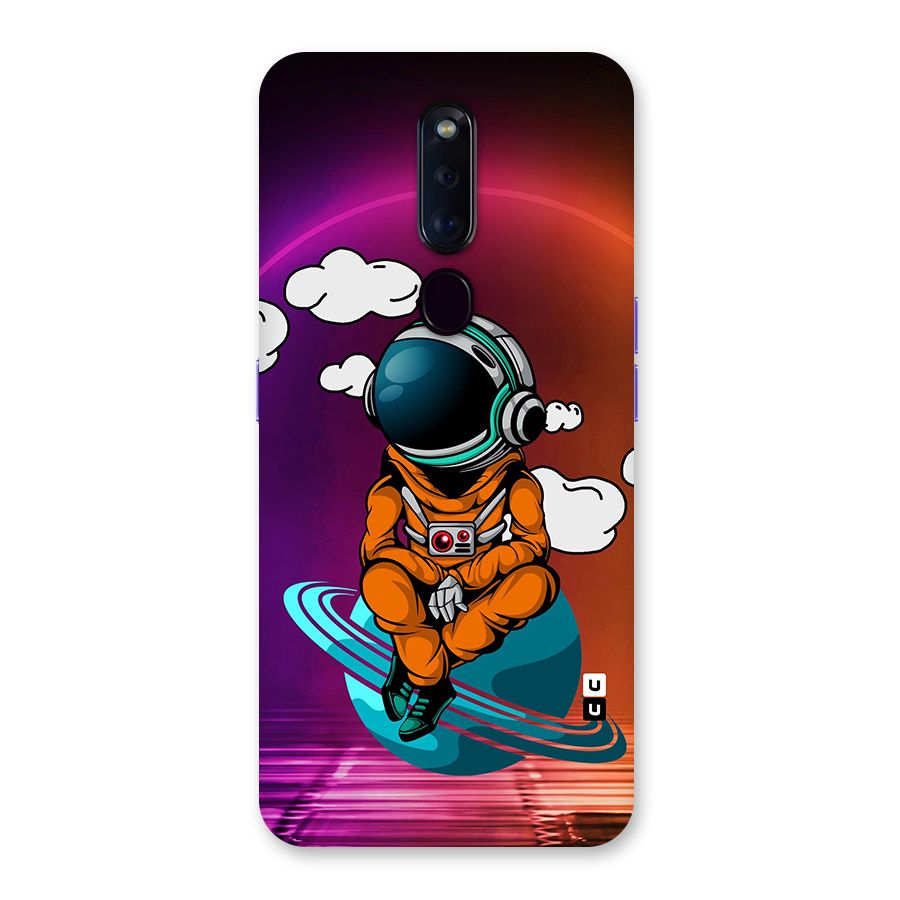 Cool Astraunaut Relaxing Back Case for Oppo F11 Pro