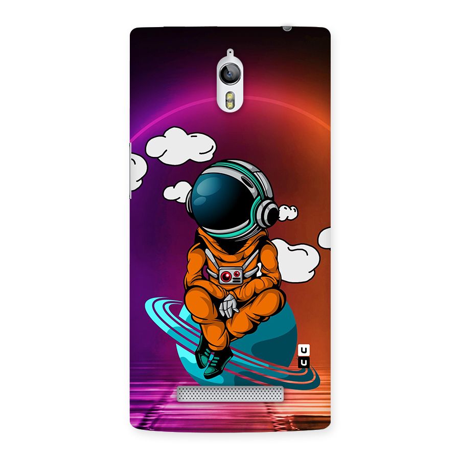 Cool Astraunaut Relaxing Back Case for Oppo Find 7