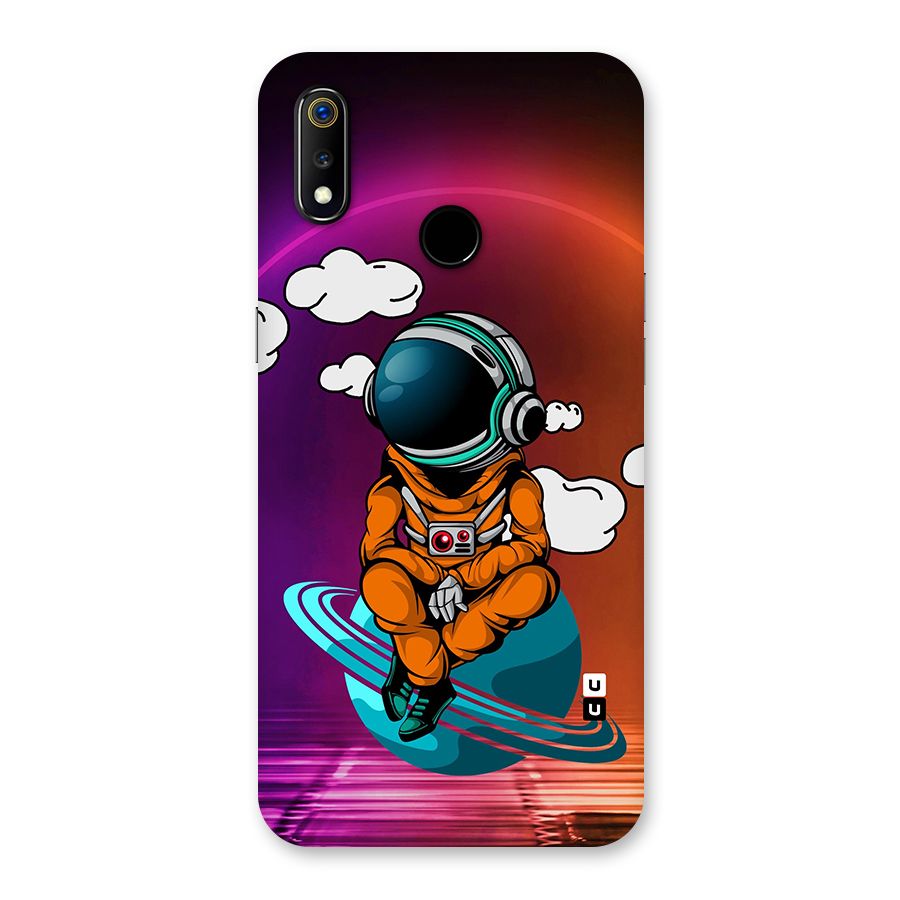 Cool Astraunaut Relaxing Back Case for Realme 3