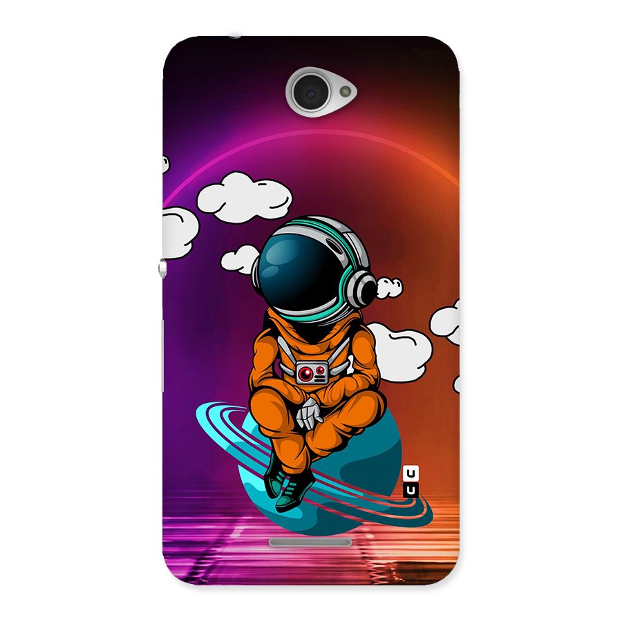Cool Astraunaut Relaxing Back Case for Sony Xperia E4